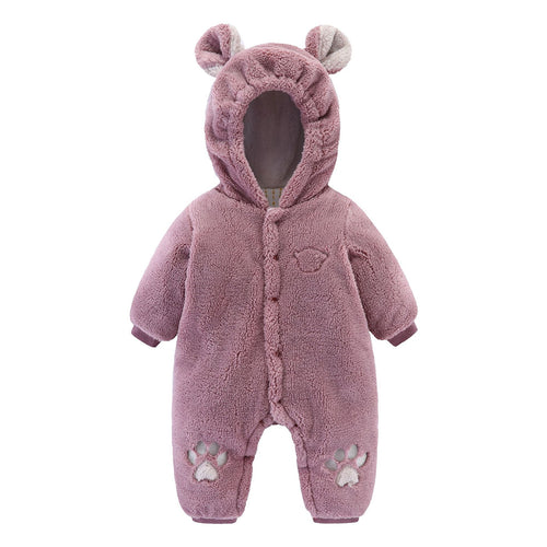 Moonpuff Autumn Winter Quilted Baby Romper