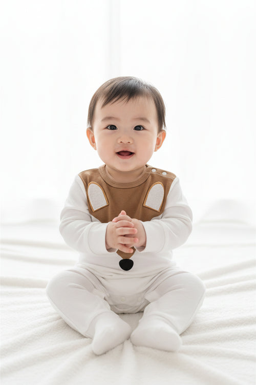 Moonpuff Classic Pullover Cotton Romper