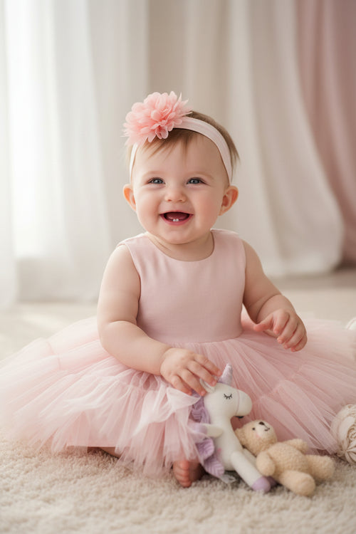 Moonpuff Chiffon Flower Headband