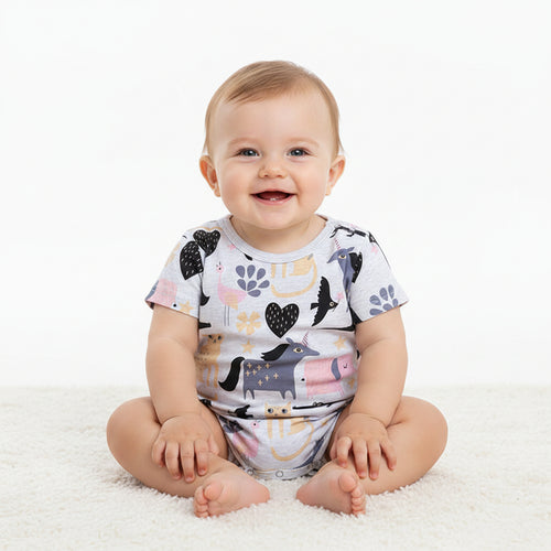 Moonpuff Summer Slub Cotton Onesie