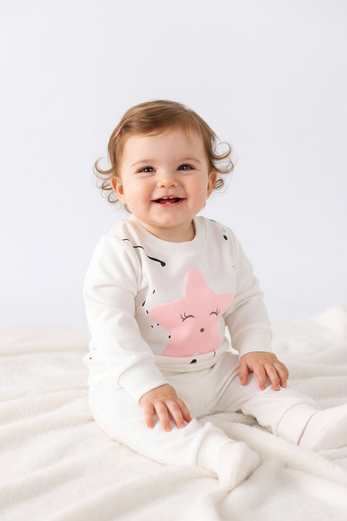 Moonpuff Girls Cartoon Sweatshirt