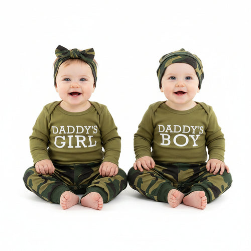 Moonpuff Cotton Camouflage Children's Outfit