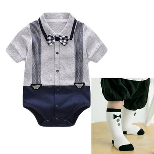Moonpuff Classic Boys Summer Bodysuit