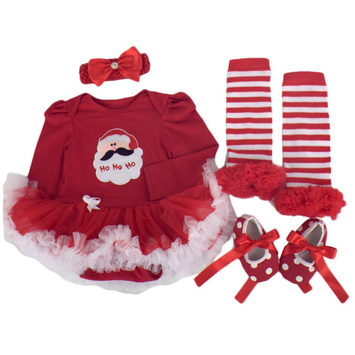 Moonpuff Christmas Newborn 4-Piece Gift Set