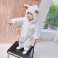 Moonpuff Autumn Winter Quilted Baby Romper