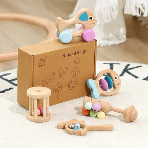 Moonpufff newborn Baby Beech Educational Toys