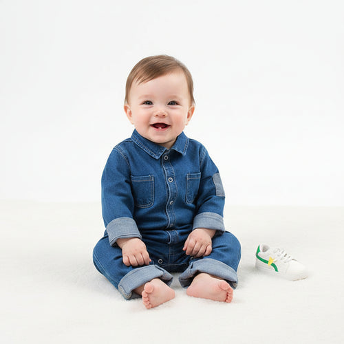 Moonpuff Classic Snap Baby Onesie