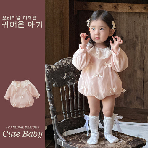Moonpuff Summer Princess Baby Girl Romper
