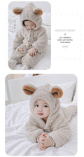 Moonpuff Autumn Winter Quilted Baby Romper